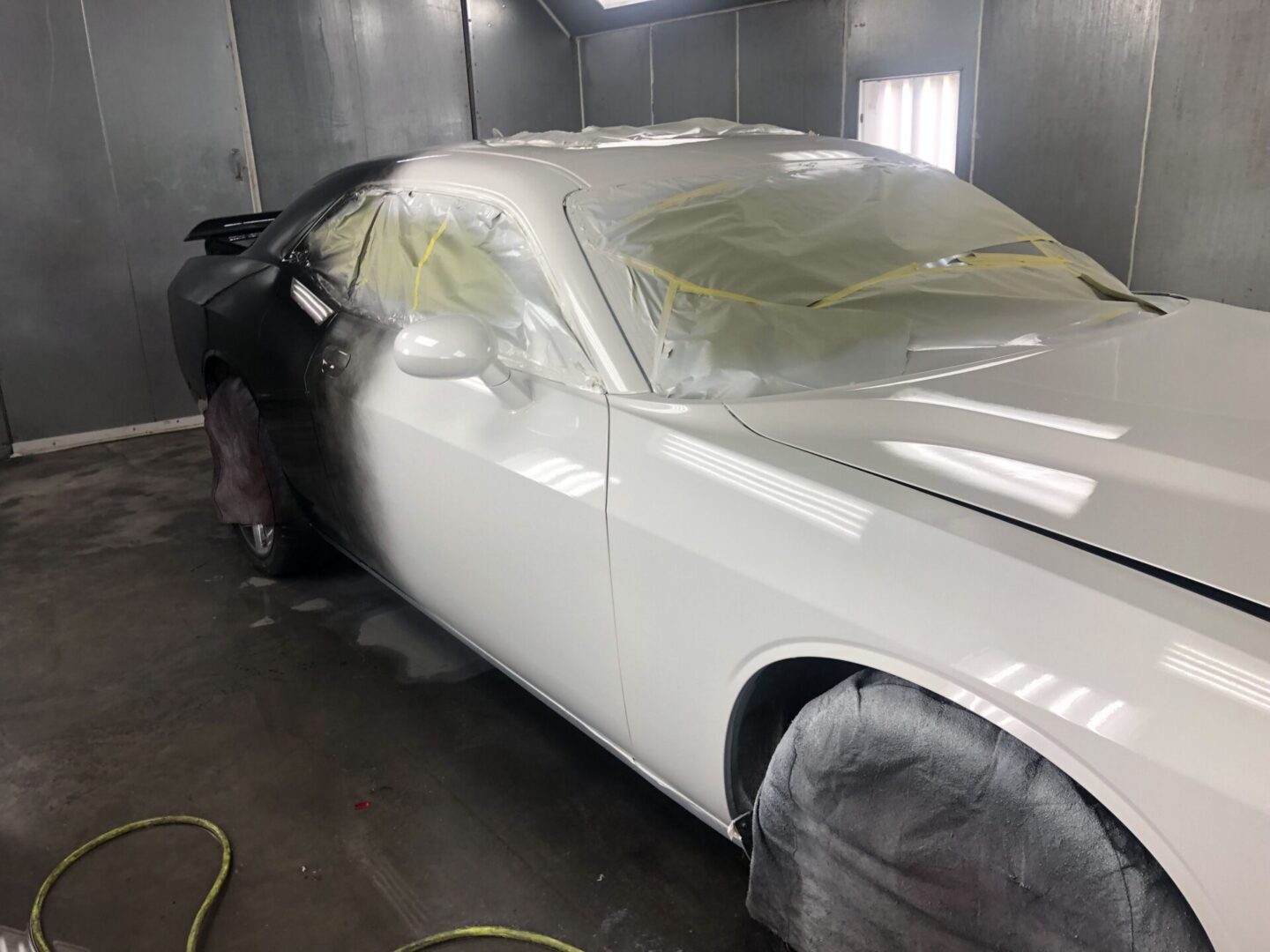 Paint removed from car