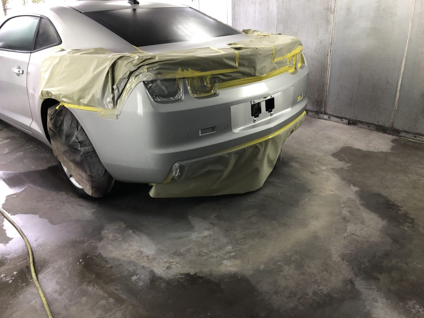 Car with no paint